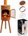 Oxhak kopshti BonFeu Bongiano SP 3001R, çelik Corten rusty, me grill, ngjyrë kafe e ndryshkur