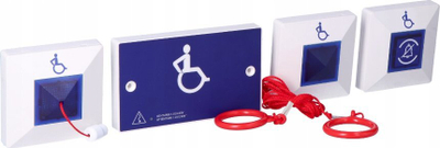 Panel alarmi emergjence Fulleon CFEAPULLKIT VoCALL, 2 zona, i kuq