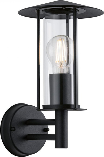 Dritë muri për jashtë Paulmann CLASSIC, E27 max 15W, IP44, gri e errët
