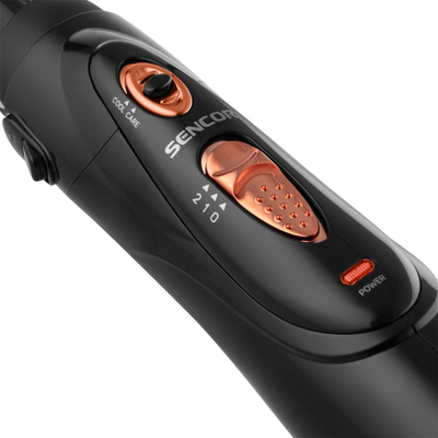 Електрична четка за коса Сенкор SHS 8401BK, 1000W, топол воздух, црна