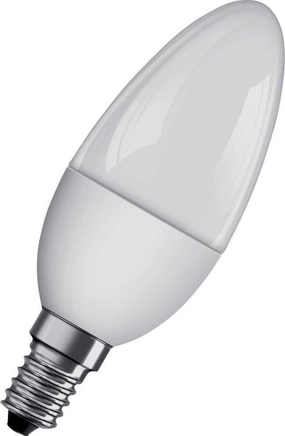 Llambë LED Osram Candle, E14, 5W 470lm, 2700K