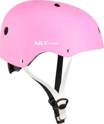 Helmetë biçiklete Nils MTW001, 52-56 cm, e rregullueshme, rozë