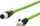Kabllo rrjeti Metz Connect 142M4D15100, M12 CAT 5e, 10m, jeshile që s’e zë dielli (UV)