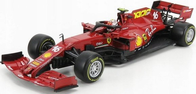 Maketi makinë garash Bburago Ferrari 2020 Season, die-cast, shkallë 1:18, i kuq