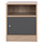 Komodinë Malory melamine 40×40×50 cm (HM2205.04), gri