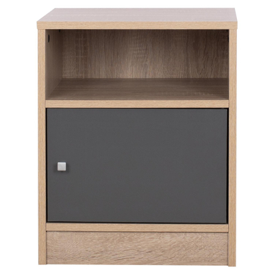 Komodinë Malory melamine 40×40×50 cm (HM2205.04), gri