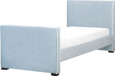 Shtrat Beliani Teenie Velvet Single, 90x200 cm, kadife, blu