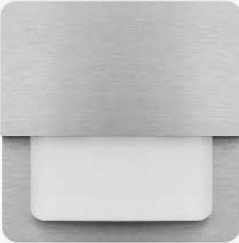 Dritë murale shkalle Pawbol Magic Square LED, 0.8W, 3000K, çelik inoks