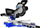 Табларна пила со прекинувач Scheppach HM216, Softstart, со водечки ласер, сина