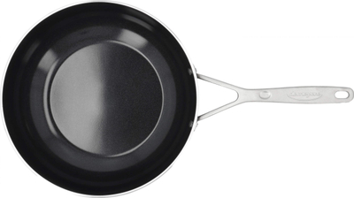 Wok Demeyere Alu Industry 3, 28cm, veshje Ceraforce, argjent