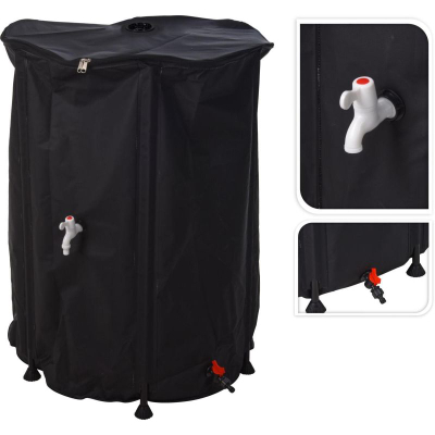 Depozitë uji shiu Lifetime DW9200220, 500 L, 80 x 100 cm, e zezë