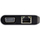 Përshtatës shumëportësh Startech, USB-C, HDMI/VGA, 100W, gri