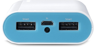 Power bankë TP-Link TL-PB15600, 15600mAh, 2 porta USB, e bardhë