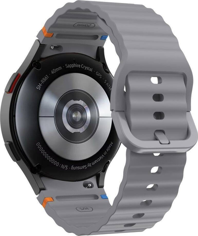 Rrip ore Tech-Protect Silicone Sport, për Samsung Galaxy Watch 4 5 5 Pro 6 7 FE, TPU, gri