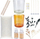 Set DIY për qirinj Home Scents, dyll soje, 15 pjesë, ngjyrë natyrale