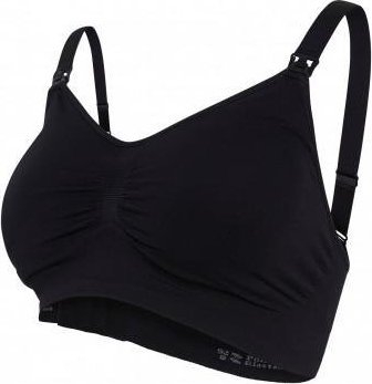 Reçipet ushqyese Carriwell Padded Nursing Bra, për shtatzëni dhe gjidhënie, madhësia M, e zezë