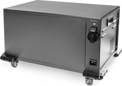 Dollap karikimi Digitus Cabinet Mobile, 16 porta USB A, deri 14", me rrota