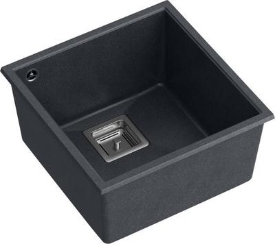 Lavaman kuzhine Quadron DAVID 40, GraniteQ undermount, pure carbon me elemente çeliku