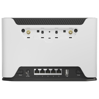 Router wireless Mikrotik D53G 5HacD2HnD TC FG621 EA, Wi Fi dual band, Gigabit Ethernet, i bardhë