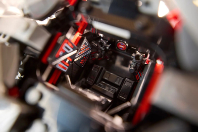 Set LEGO Star Wars TIE Interceptor, model koleksionues, për të rritur, gri
