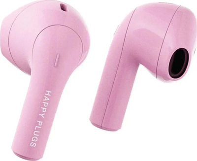 Безжични слушалки Happy Plugs Joy, True Wireless, 29 часа батерија, розова
