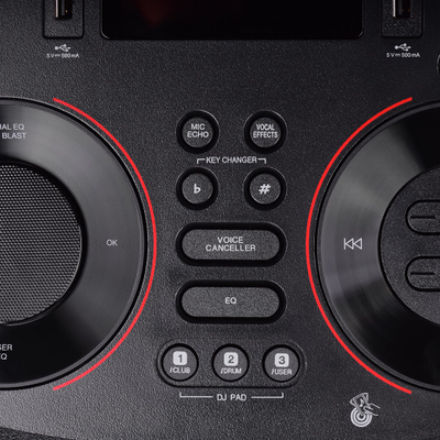 Kuti muzikore LG XBOOM RNC9, Bluetooth, karaoke, e zezë