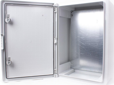 Kabinet elektrik ABS Box, 500x400x180, IP65, gri me derë të bardhë