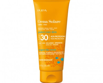 Krem mbrojtës ndaj diellit Pupa, SPF30, 200 ml