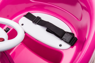 Makina elektrike për fëmijë Lean Toys Shark XMX621, 12V, sedilje eko lëkurë, rozë