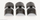 Mbështjellëse këmbësh tripodi Manfrotto Leg Sleeves 32.9mm, set 3 copë, të zeza