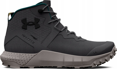 Çizme taktike Under Armour Micro G Valsetz Trek Mid, lëkurë, të papërshkueshme nga uji, gri