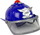 Lodër helmetë policie Leantoys, me dritë e me zë, blu