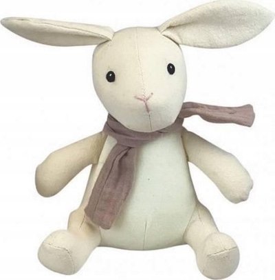 Lodër pelushi dhelpër Egmont Toys Sidonie, e vogël, me shall, portokalli e bezhë