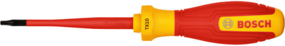 Kaçavidë izoluese Torx Bosch Professional T10, 75mm, VDE, e kuqe