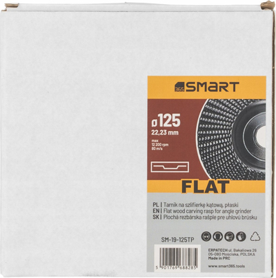 Disk bluarës për dru SMART365 SM-19-125TP, 125 mm, 22.23 mm, gri
