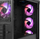 Kutia kompjuterike Genesis Irid 503 ARGB V2, micro tower, xham i kalitur, e zezë