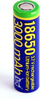 Рикабелна батерија Гембирд 18650, 3000mAh, 3.7V, сино зелена