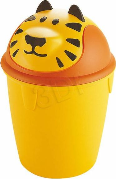 Kosh plehrash CURVER Tiger, 12L, plastikë, portokalli