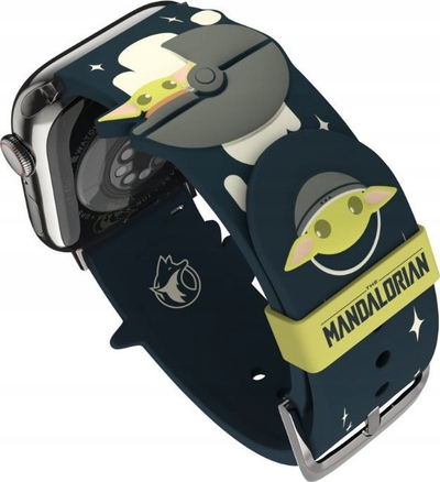 Rrip ore Star Wars The Mandalorian për Apple Watch, silikon, 38 49mm, blu e errët