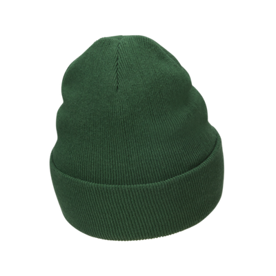 Kapelë beanie Nike NSW Utility Futura, pambuk, jeshile me të bardhë