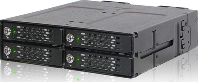 Kornizë për disqe Icy Dock ToughArmor MB720M2K-B, e zezë