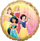 Balonë për zbukurim Disney Princess Once Upon a Time, 18", rozë me ar