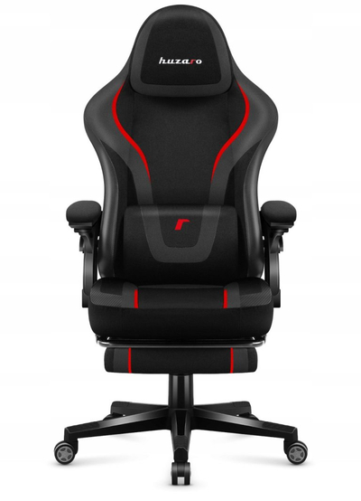 Karrige gaming Force 4.6 Carbon, ergonomike, me mbështetëse këmbësh, e zezë gri