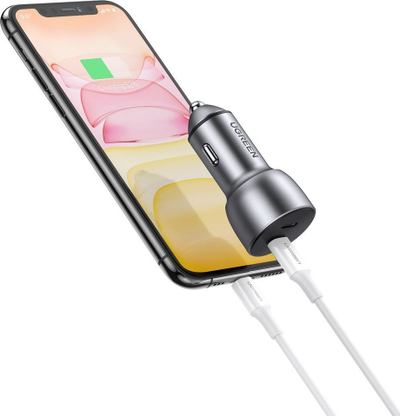Karikues veture UGREEN USB C, 40W, 2x PD 20W, i zi