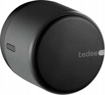 Паметна брава Tedee GO + Bridge, контрола преку апликација, WiFi, црна