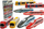 Set lodrash makina Leantoys Pendolino Car Set, automjete të ndryshme, shumëngjyrësh