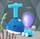 Lloder balonash Egaleco Dolphin Power Balloon, pompë me dorë, makina me ajër, blu