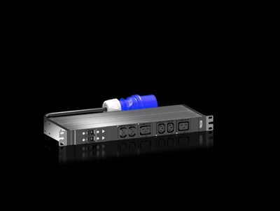 Shpërndarës energjie Rittal 7979.104, 6 dalje AC, trefazor 32A, i zi