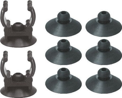 Set kupa vakumi për filtra Fil 120, 8 copë, plastike, të zeza