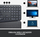 Tastierë Logitech 489, Wireless (US), e zezë